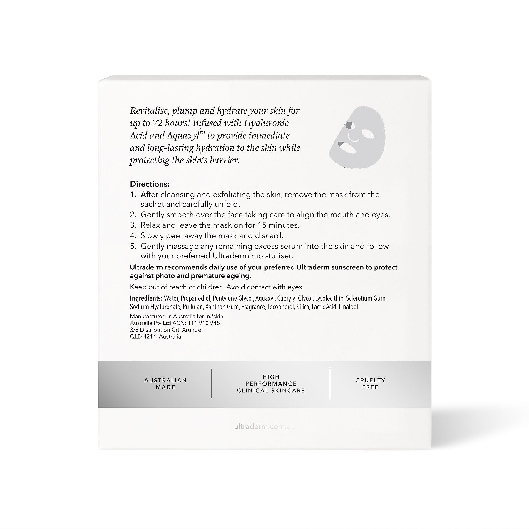 15 Minute Hydra Mask (4 Pack)