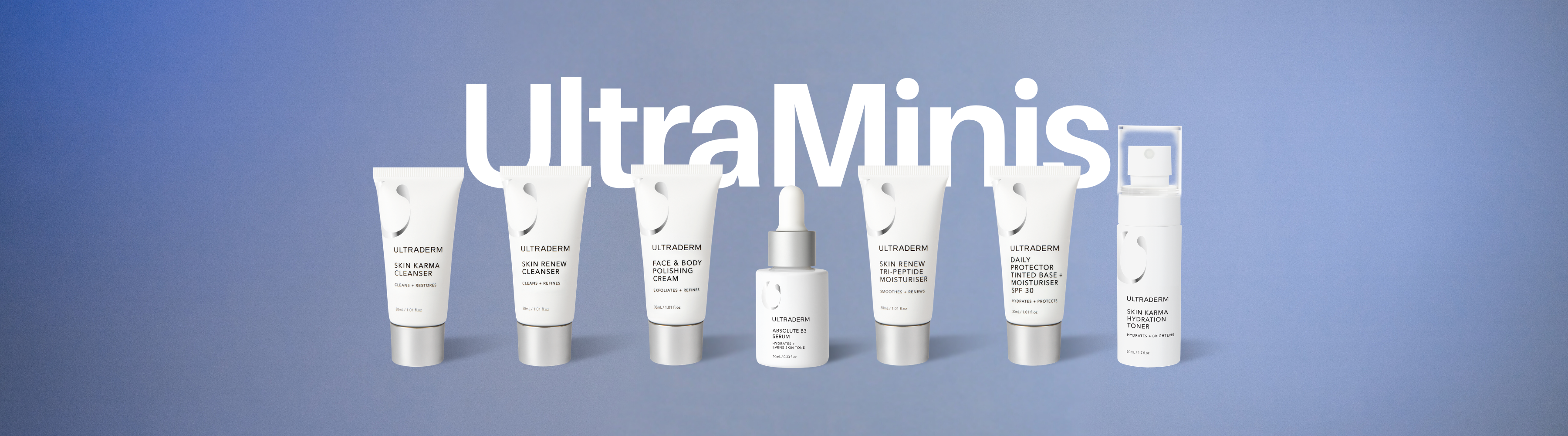 Create A UltraMinis Starter Or Travel Kit Customised To Your Skin ...