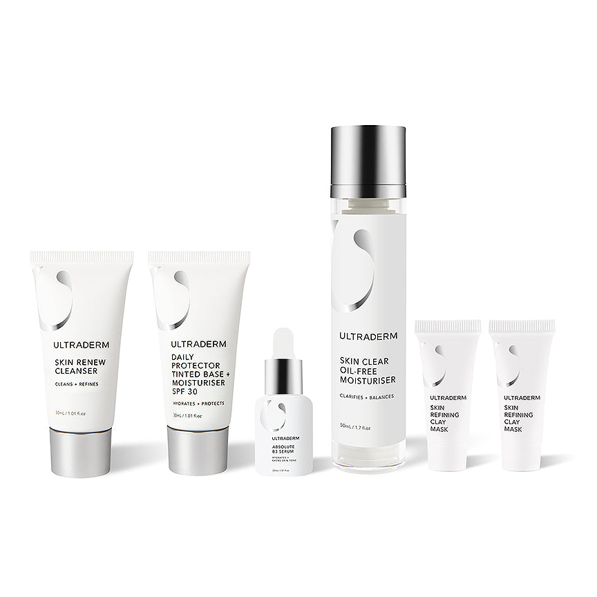 Ultraderm Skin Clear Starter Kit for blemishes, acne and problematic skin