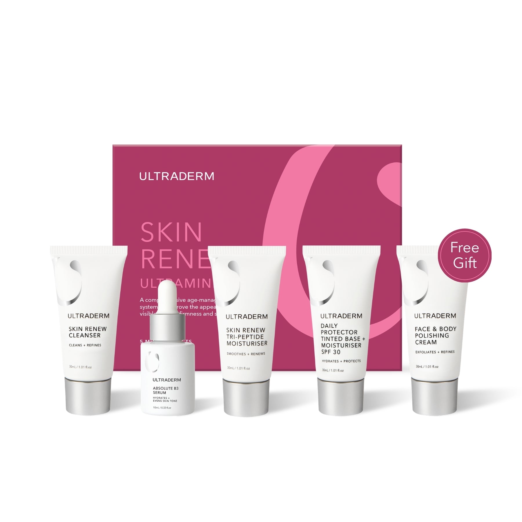 Ultraderm Skin Renew UltraMini Kit For Age Prevention