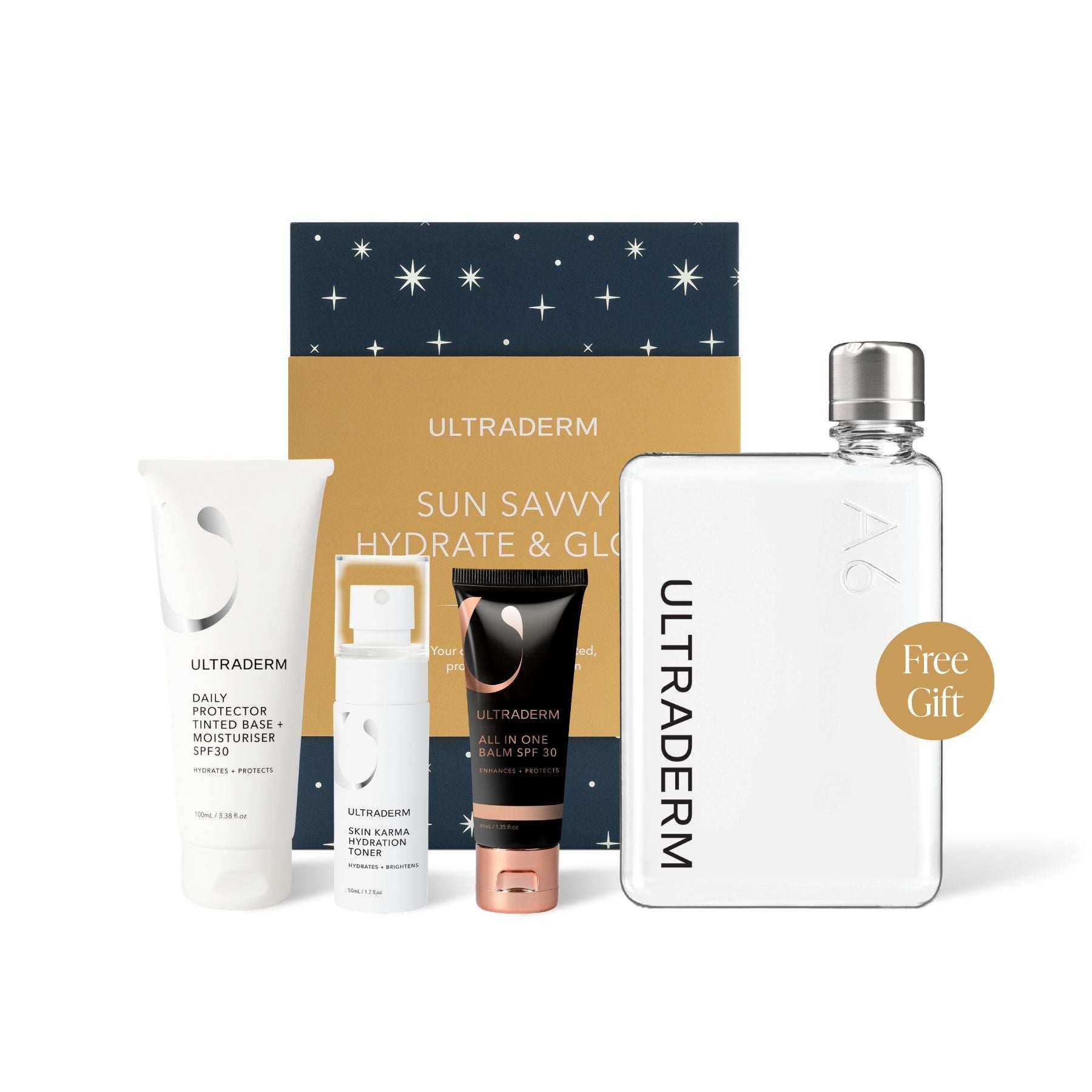Ultraderm Sun Savvy Hydrate & Glow Christmas Kit