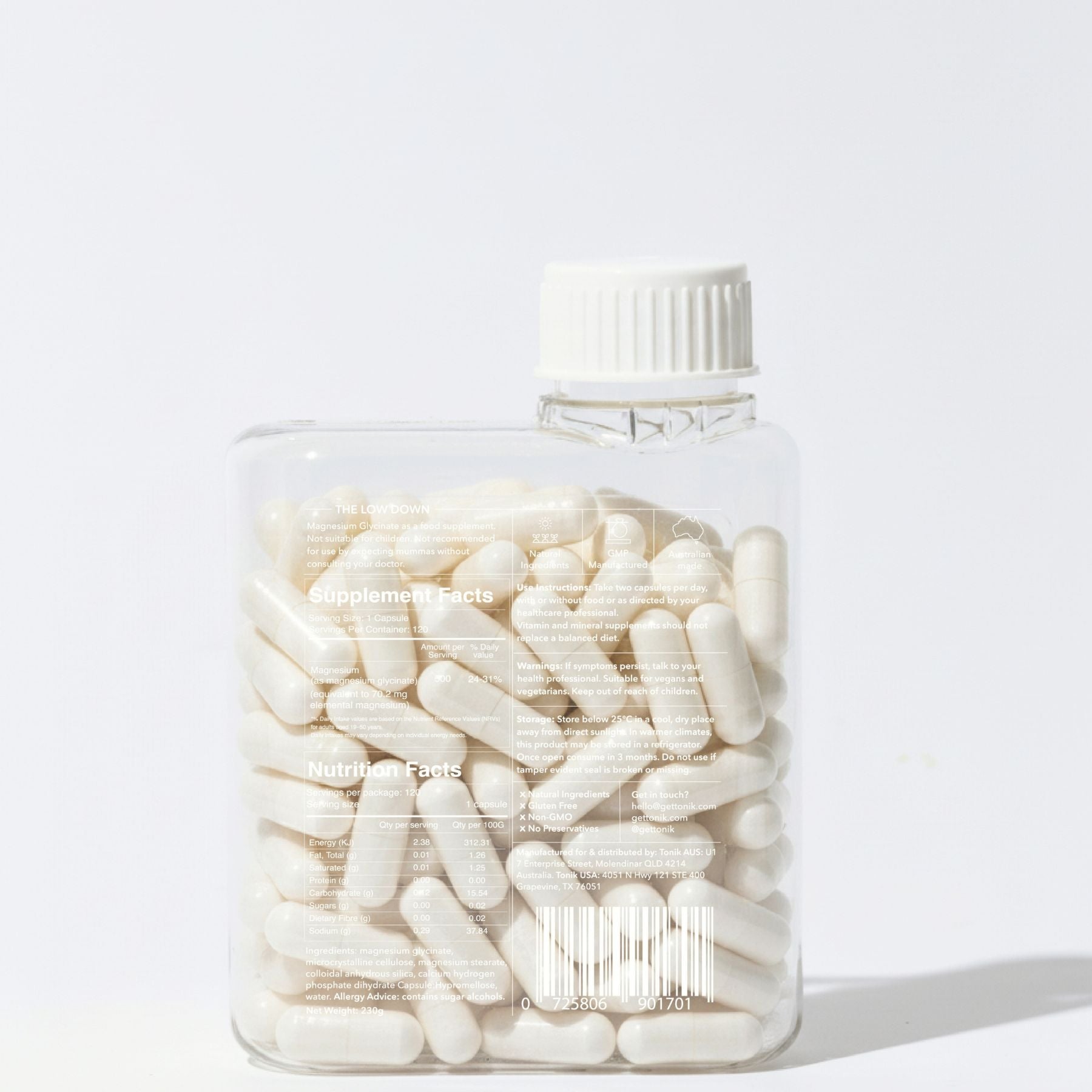 Tonik Magnesium Glycinate Capsules