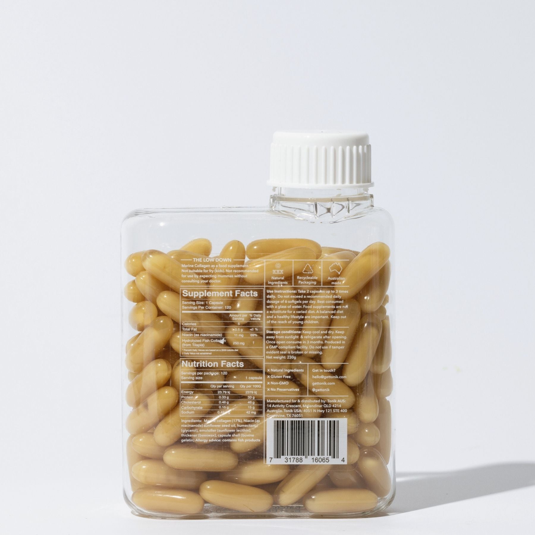 Tonik Marine Collagen Capsules