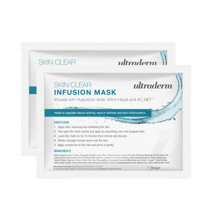 serum infused mask hydrates and reduces blemishes and redness